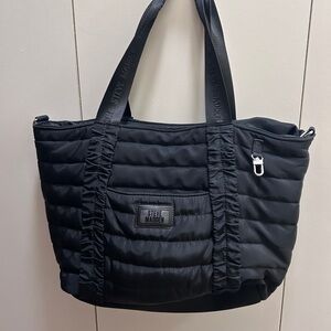Black Steve Madden Puffer Bag